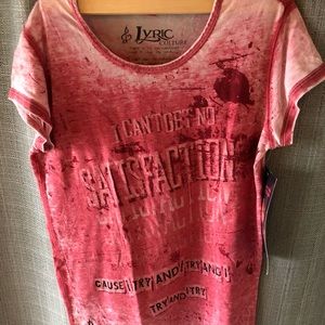 NWT Red Lyric Culture Tee